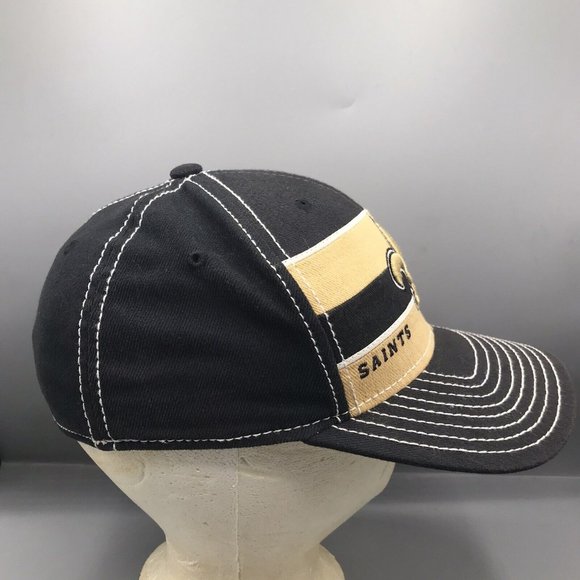 New Orleans Saints Reebok On-Field NFL Equipment Football Hat Flex Fit Sz S/M - Picture 2 of 6